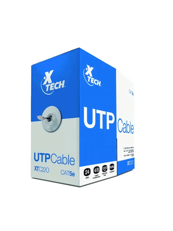 xtech-cable-al-por-mayor-rj-45-(m)-a-rj-45-(m) Caja de Cable de Red RJ-45 (M) a RJ-45 (M)