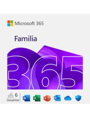 office-365-6-usuarios Microsoft 365 Family - Licencia de suscripción (1 año) - hasta 6 personas