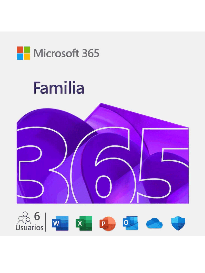 Microsoft 365 Family Licencia de suscripción (1 año) hasta 6