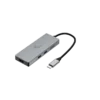 Adaptador multipuerto 5 en 1 con conexión USB-C