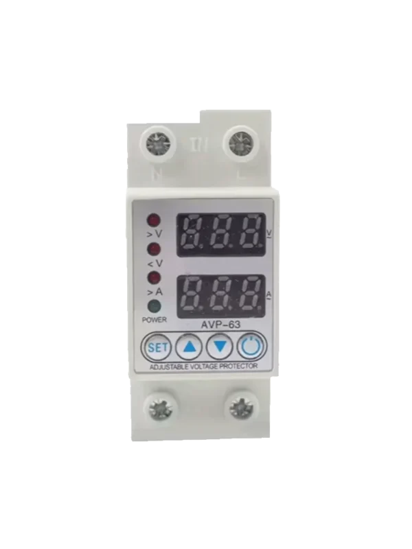 Rele Protector de Voltaje Ajustable con Reconexión Automática